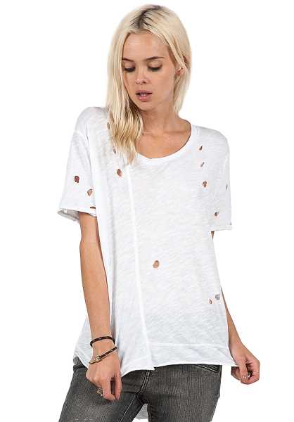Volcom Broke En - Bianco Donna Estate T-Shirts (I7039)